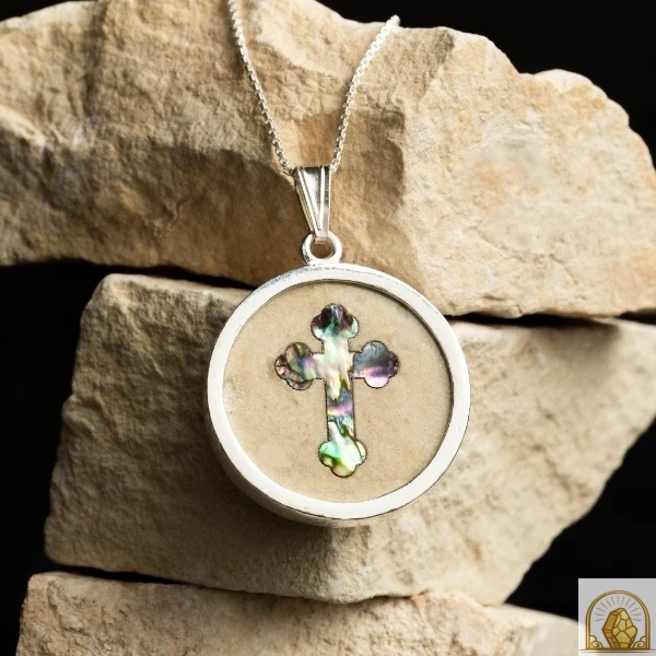 Orthodox Cross with Sterling Silver 925