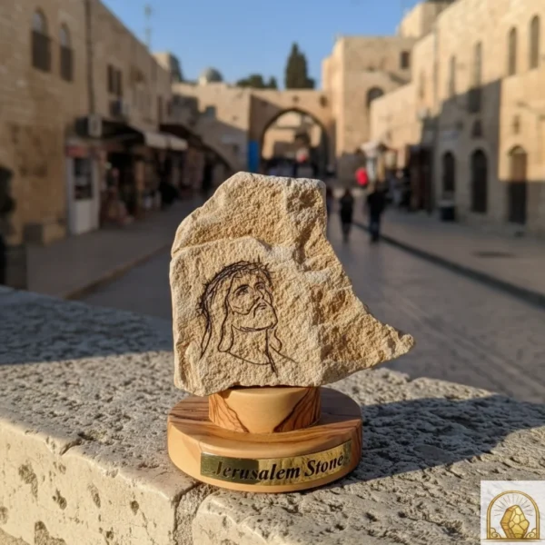 Jesus Face - Natural stone