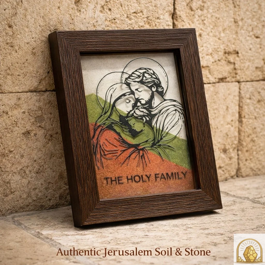 The Holy Family - Holy Land Sand Art Frame