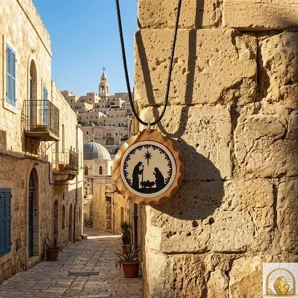 Nativity - Olive Wood Necklace