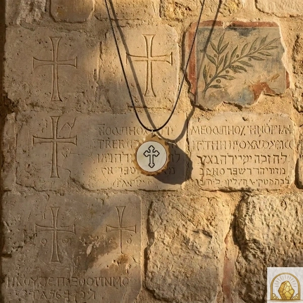 Orthodox Cross - Olive Wood Necklace - Image 3