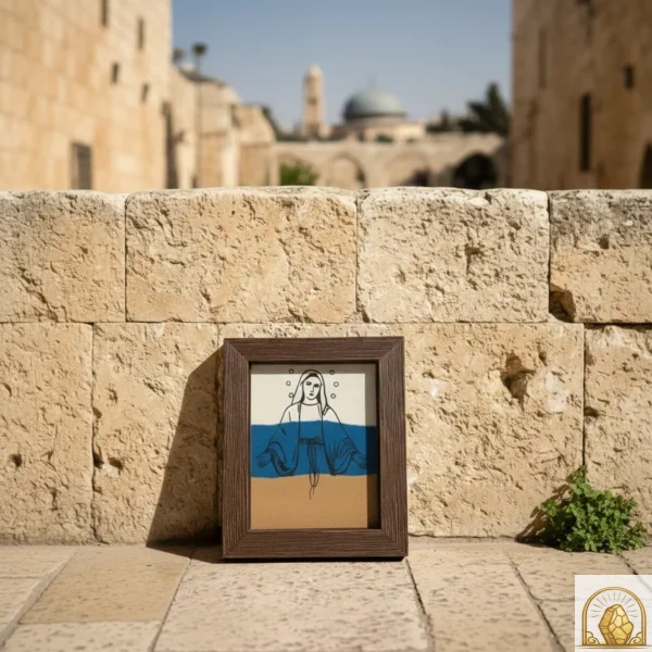 Virgin Mary - Holy Land Sand Art Frame