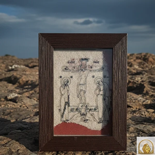The Crucifixion - Holy Land Sand Art Frame