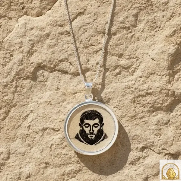 St Francis - Sterling Silver 925 Necklace