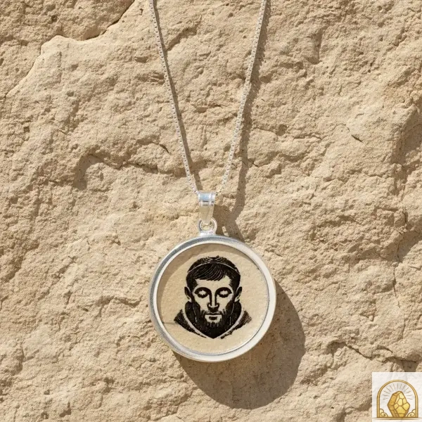 St Francis - Sterling Silver 925 Necklace