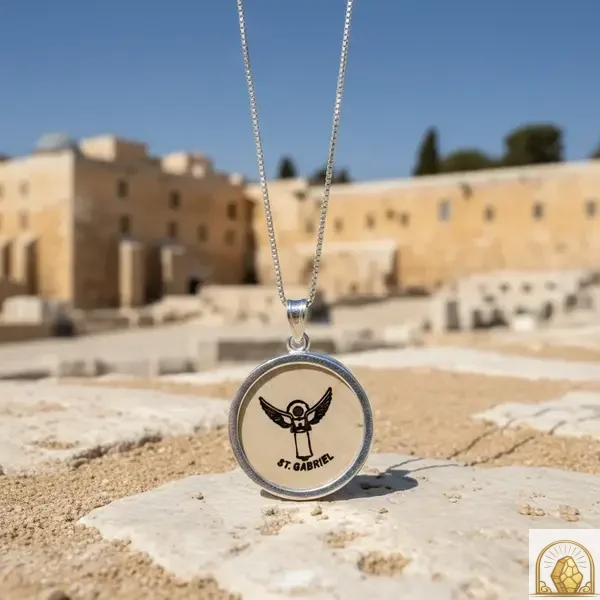 St. Gabreil - Sterling Silver 925 Necklace