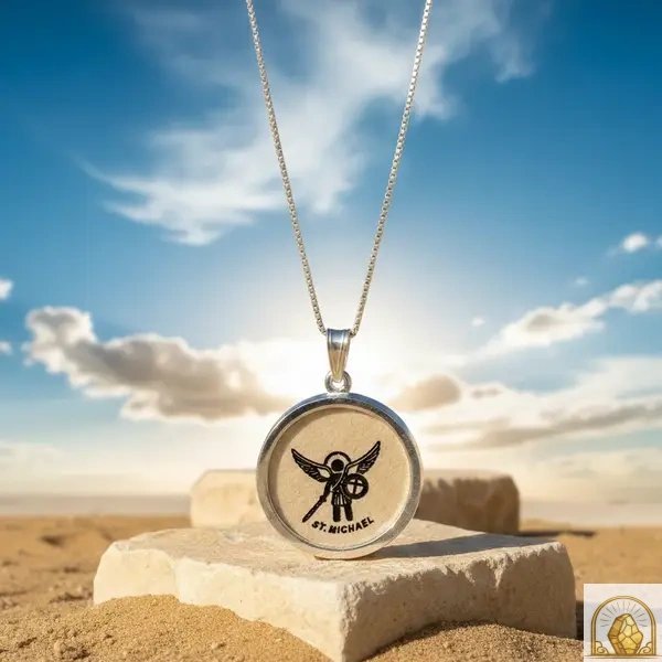 St. Michael - Sterling Silver 925 Necklace