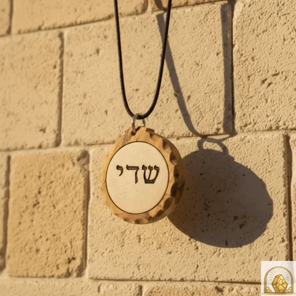 Shaddai - Olive Wood Necklace - Image 2