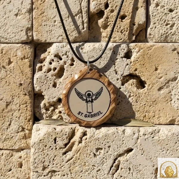 ٍSt. Gabriel - Olive Wood Necklace