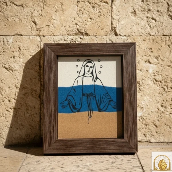 Virgin Mary - Holy Land Sand Art Frame - Image 4