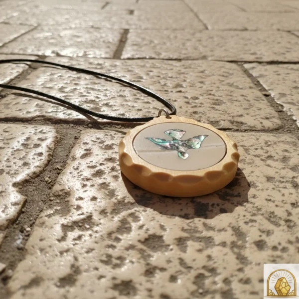 The Holy Dove - O. W. & Mother of Pearl Necklace