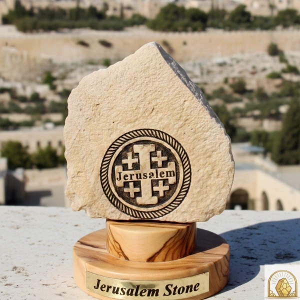 Jerusalem Cross - Natural stone