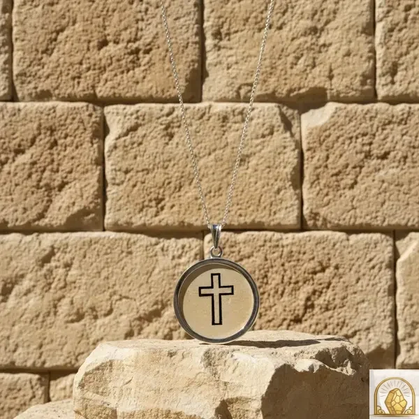 Latin Cross - Sterling Silver 925 Necklace - Image 2