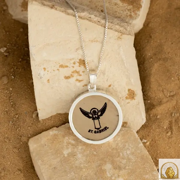 St. Gabreil - Sterling Silver 925 Necklace - Image 2
