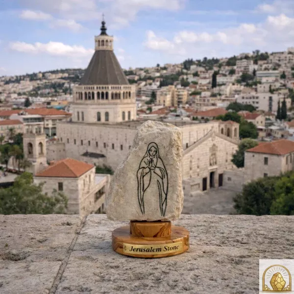 Virgin Mary - Natural Stone