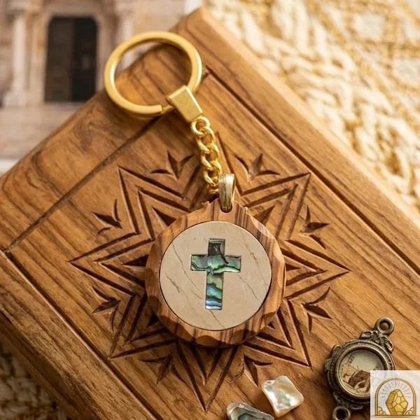 Latin Cross with Mother-of-Pearl